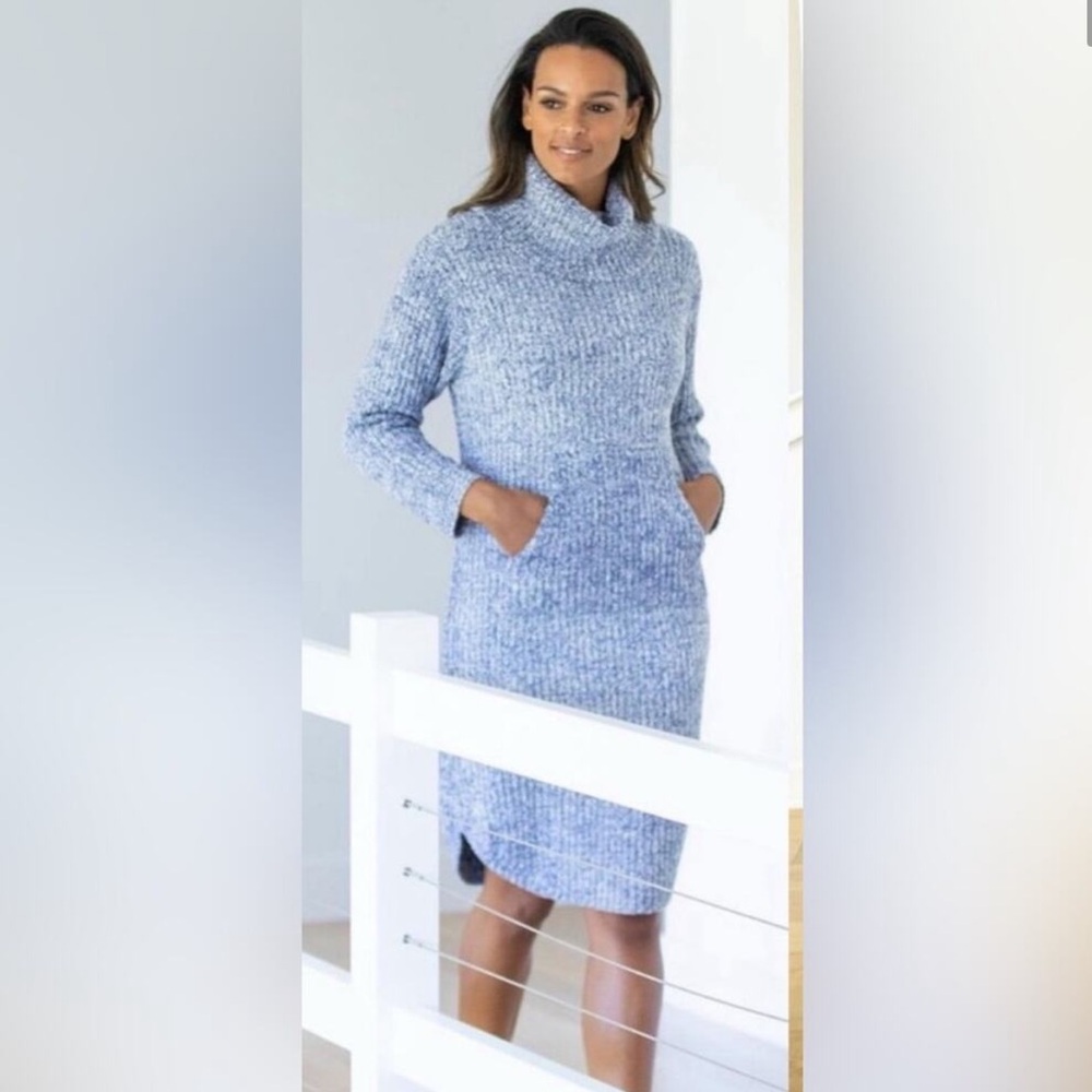 Softies Marshmallow Slouch Cowl Neck Lounger Dress - Picture 2 of 10